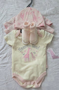 Baby Girl “Heaven Sent” Gift Set with Booties – New with Tags