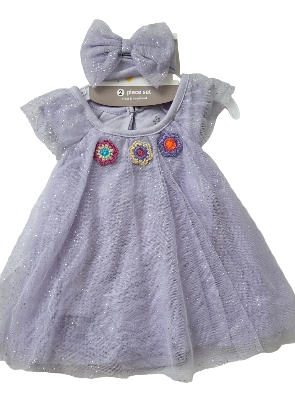 Baby Girl Purple Sparkle Tulle Party Dress