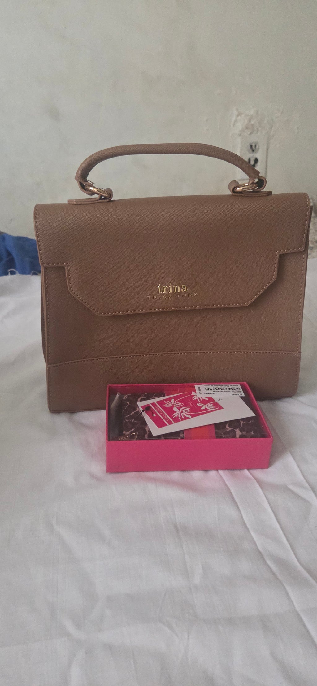 Trina Turk Brown Crossbody Bag.