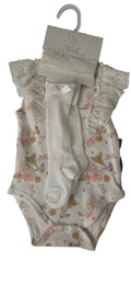 Baby Floral Top and Blue Shorts Set