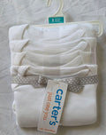 Carter’s Baby White Bodysuit Set – Size 3 Months – New