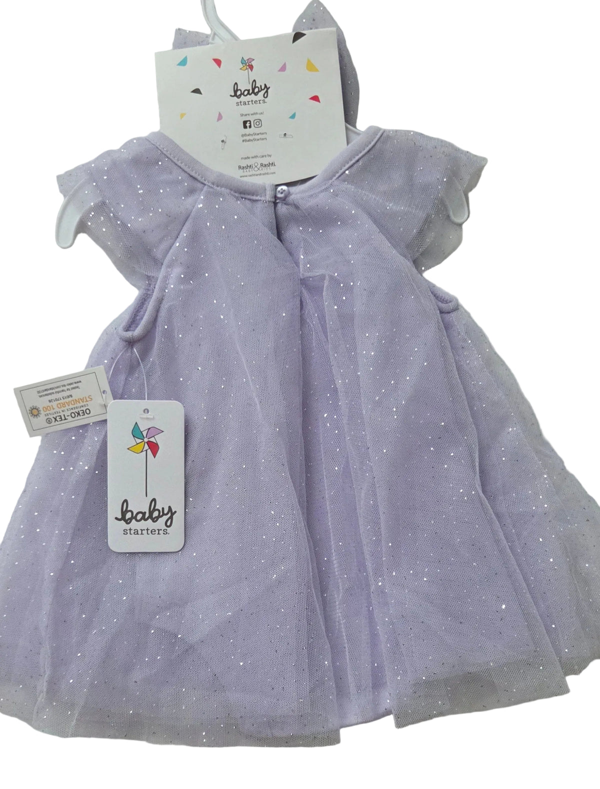 Baby Girl Purple Sparkle Tulle Party Dress
