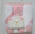 Duck Duck Goose Baby Girl 6-Piece Pink Bath Set – New